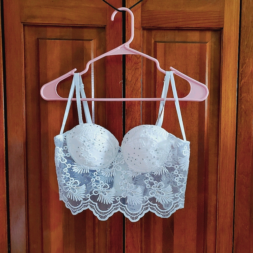 White bralette